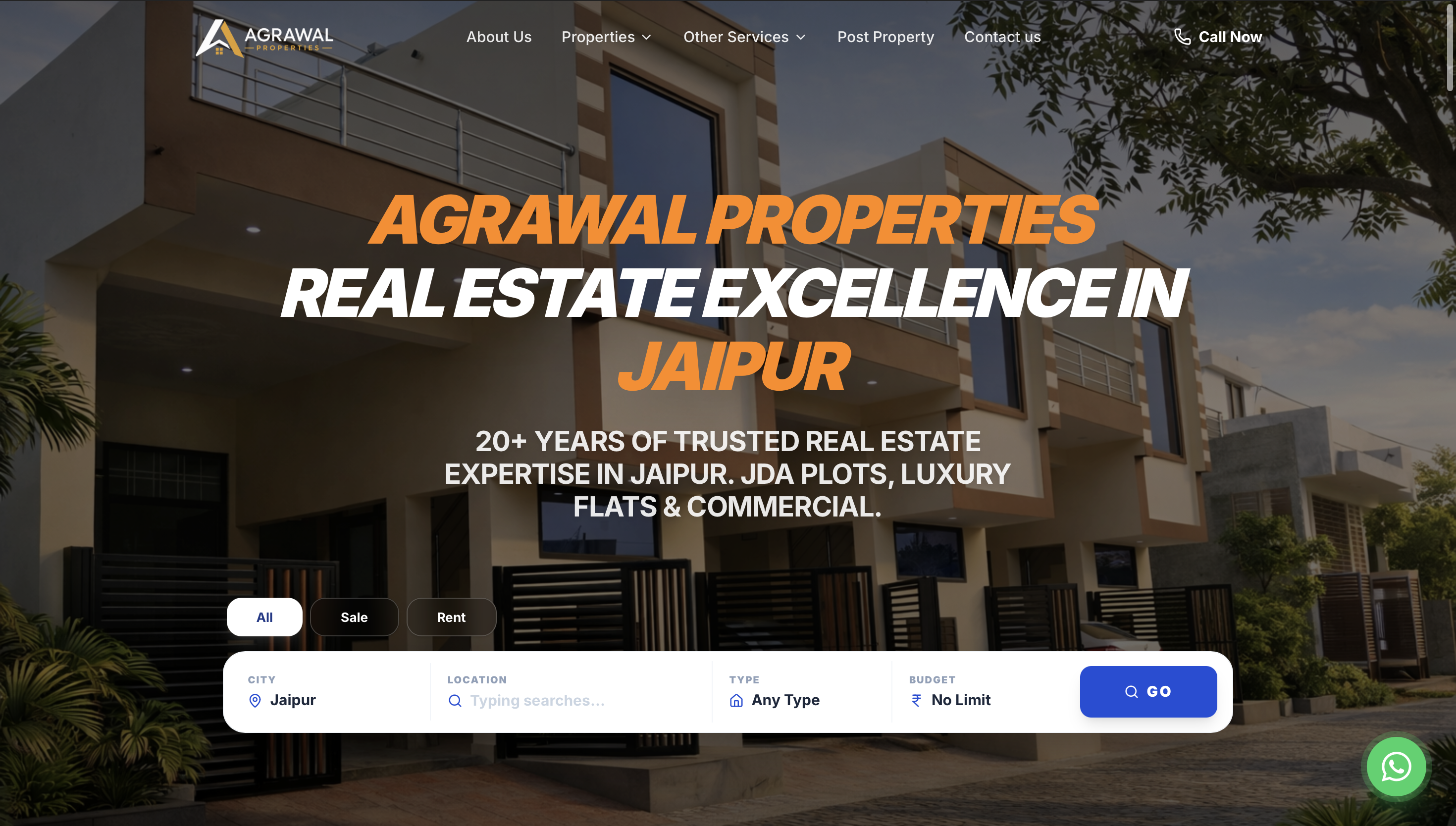 Agrawal Properties - Built by DhoniDev-Ai